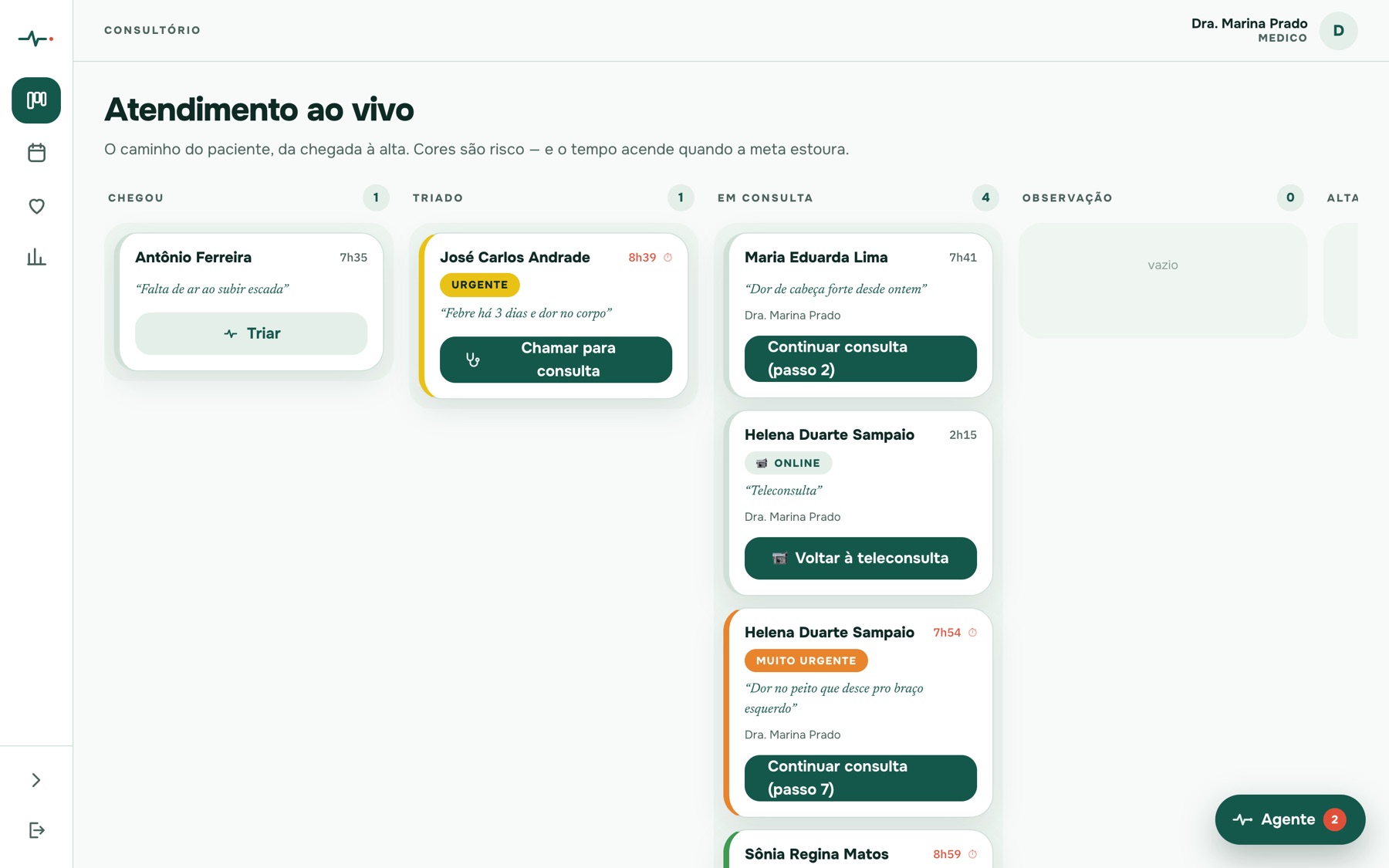 Atendimento ao vivo